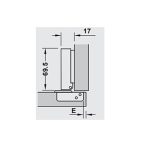 Bản Lề Hafele Metalla Sm 95° Cho Cửa Gỗ Dày Lắp Trùm Ngoài