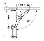 Tay Nâng Hafele Duo Standard