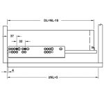 Ray âm Hafele Matrix Um, Mở Toàn Phần, Giảm Chấn, Bao Gồm Bas Lắp đặt