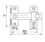 Chốt An Toàn Hafele, Inox 304