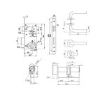 Bộ Tay Nắm Hafele Nắp Chụp Tròn Kiểu G1