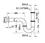 Ống Xả Thải Hafele S Trap