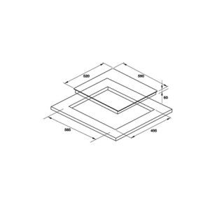 Bếp Từ 3 Vùng Nấu Hafele Hc I6032b