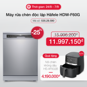 Máy Rửa Bát độc Lập Hafele Hdw F60g