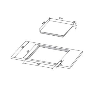 Bếp Từ 3 Vùng Nấu Hafele Hc Is773ea