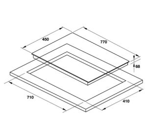 Bếp Từ Kết Hợp điện 2 Vùng Nấu Hafele Hc M772d