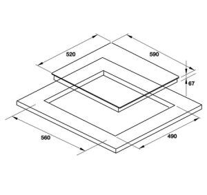 Bếp điện 3 Vùng Nấu Hafele Hc R603d