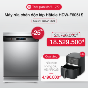 Máy Rửa Bát độc Lập Hafele Hdw F6051s