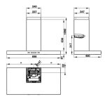 Máy Hút Mùi Gắn Tường Hafele Hh Wi70c