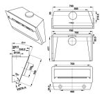 Máy Hút Mùi Gắn Tường Hafele Hh Wvg80d