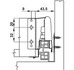 Ray Hộp Hafele Alto Matrix Box, Chiều Cao 84 Mm