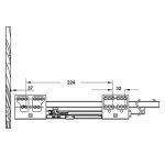 Ray Hộp Hafele Alto Matrix Box, Chiều Cao 135 Mm