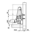 Ray Hộp Hafele Alto Matrix Box, Chiều Cao 135 Mm