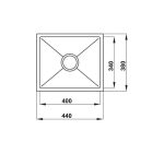 Chậu Inox Hafele Hs20 Ssn1s50