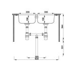 Chậu Inox Hafele Hs20 Ssn2r90s