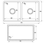 Chậu Inox Hafele Hs19 Ssn2s90s