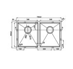 Chậu Inox Hafele Hs22 Ssn2s90p