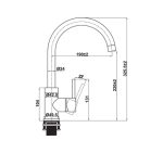 Vòi Bếp Hafele Ht21 Ch1f220c