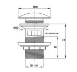 Bộ Xả Nhấn Cho Chậu Hafele Có Xả Tràn