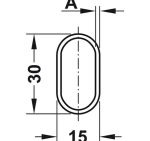 Thanh Treo Quần áo Hafele Oval