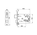 Khóa điện Tử Hafele El7800 Tcs