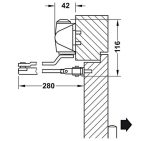 Thiết Bị đóng Tự động Lắp Nổi Hafele Dcl110