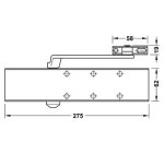 Thiết Bị đóng Cửa Tự động Hafele Dcl55 Dcl55 Không Có Chức Năng Giữ Cửa