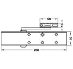 Thiết Bị đóng Cửa Tự động Lắp Nổi Hafele Dcl51 Không Có Chức Năng Giữ Cửa