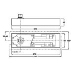 Bản Lề Sàn Hafele Ts 500nv