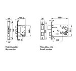 Khóa điện Tử Hafele El7700 Tcs Không Bao Gồm Pin