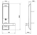 Khóa điện Tử Hafele El7500 Tc (không Bao Gồm Pin)